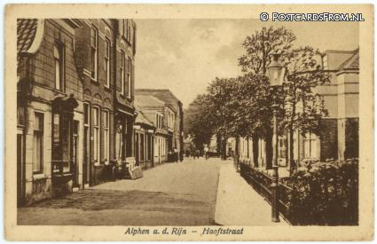 Alphen aan den Rijn, Hooftstraat ansichtkaart: Alphen aan den Rijn, Hooftstraat