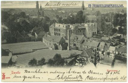 ansichtkaart: Zwolle, Panorama