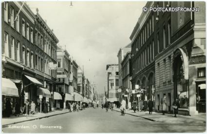 Rotterdam, O. Binnenweg ansichtkaart: Rotterdam, O. Binnenweg