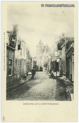 ansichtkaart: Nieuwerkerk, Kerkstraat
