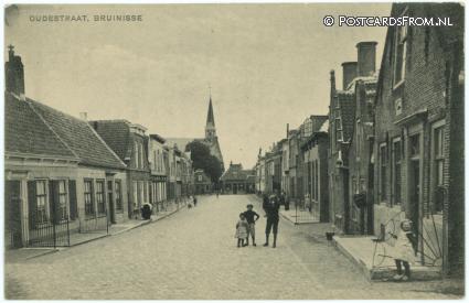 Bruinisse, Oudestraat ansichtkaart: Bruinisse, Oudestraat