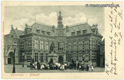 ansichtkaart: Utrecht, Universiteit