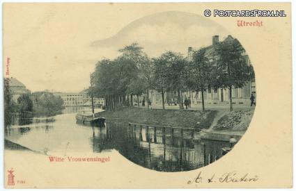 Utrecht, Witte Vrouwensingel ansichtkaart: Utrecht, Witte Vrouwensingel
