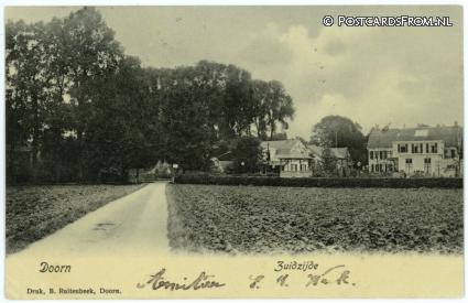 ansichtkaart: Doorn, Zuidzijde