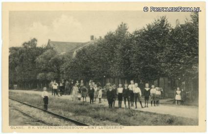 Glane, R.K. Vereenigingsgebouw 'Sint Lutgeeres' ansichtkaart: Glane, R.K. Vereenigingsgebouw 'Sint Lutgeeres'