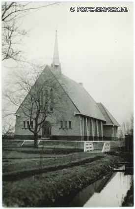ansichtkaart: Gorredijk, ? Kerk