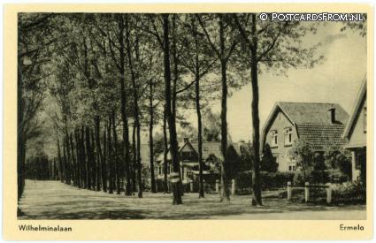 ansichtkaart: Ermelo, Wilhelminalaan