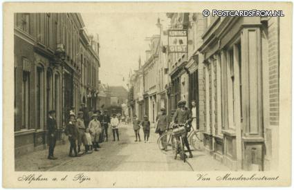 ansichtkaart: Alphen aan den Rijn, Van Mandersloostraat