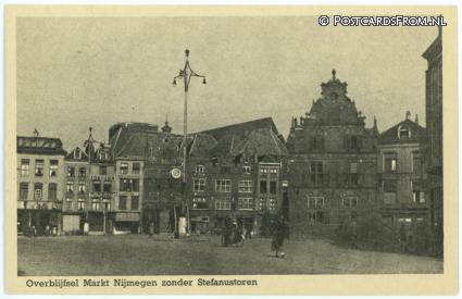 ansichtkaart: Nijmegen, Overblijfsel Markt zonder Stefanustoren