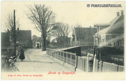 ansichtkaart: Broek op Langedijk, --