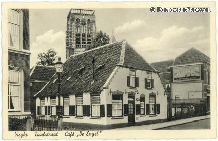 ansichtkaart: Vught, Taalstraat Cafe 'De Engel'