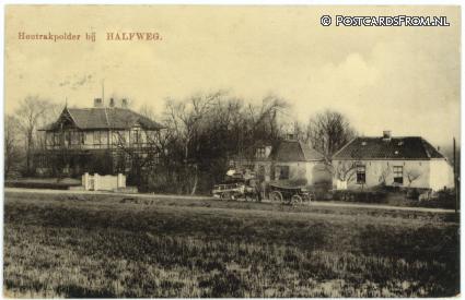 ansichtkaart: Halfweg NH, Houtrakpolder