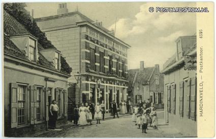 ansichtkaart: Hardinxveld, Postkantoor