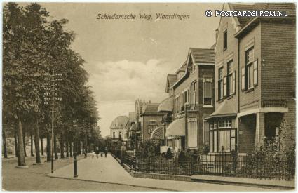 ansichtkaart: Vlaardingen, Schiedamsche Weg