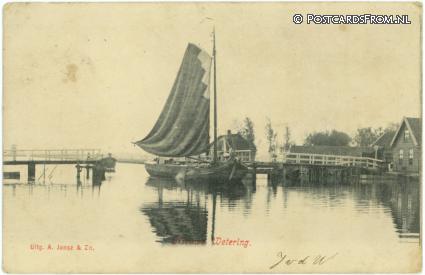 Nieuwe Wetering, -- ansichtkaart: Nieuwe Wetering, --