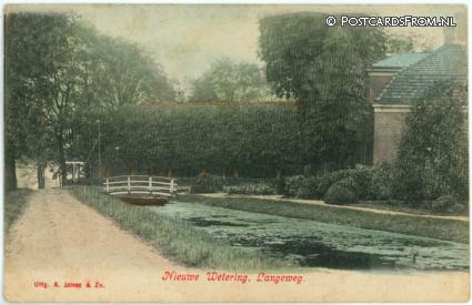 Nieuwe Wetering, -- ansichtkaart: Nieuwe Wetering, --