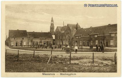 ansichtkaart: Maassluis, Mackayplein