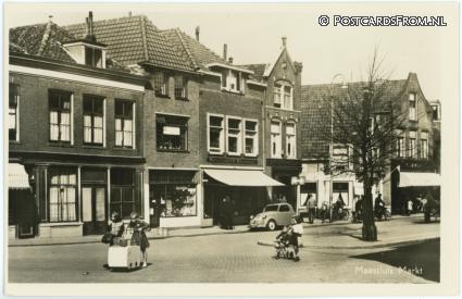 ansichtkaart: Maassluis, Markt