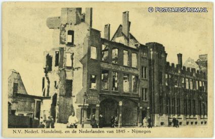 ansichtkaart: Nijmegen, N.V. Nederl. Handelmij. en de Nederlanden van 1845