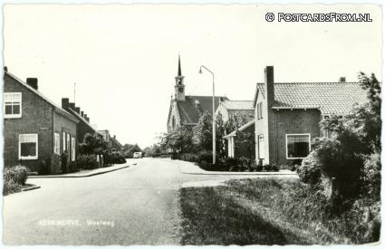 ansichtkaart: Kerkwerve, Weelweg