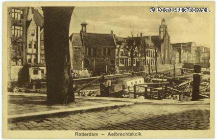 ansichtkaart: Rotterdam, Aelbrechtskolk