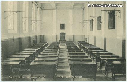 Warmond, Seminarie. Groot Auditorium ansichtkaart: Warmond, Seminarie. Groot Auditorium