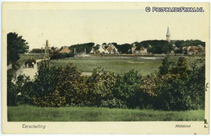 ansichtkaart: Terschelling Midsland, --