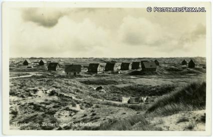 Terschelling Midsland, Zomerhuizen ansichtkaart: Terschelling Midsland, Zomerhuizen