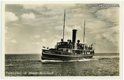 Terschelling, s.s. 'Noord-Nederland' ansichtkaart: Terschelling, s.s. 'Noord-Nederland'