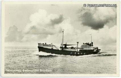 Terschelling, Reddingsboot Brandaris ansichtkaart: Terschelling, Reddingsboot Brandaris