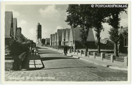Terschelling West, Burg. Reedekerstraat ansichtkaart: Terschelling West, Burg. Reedekerstraat