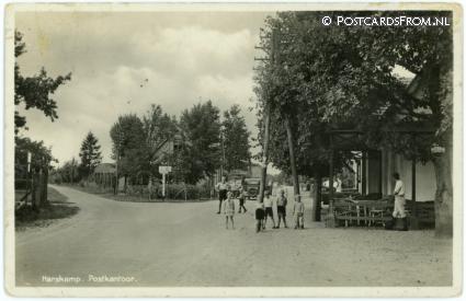 ansichtkaart: Harskamp, Postkantoor