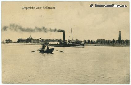 Enkhuizen, Zeegezicht ansichtkaart: Enkhuizen, Zeegezicht