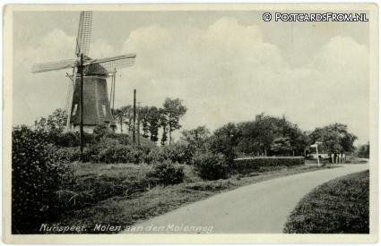 ansichtkaart: Nunspeet, Molen aan den Molenweg