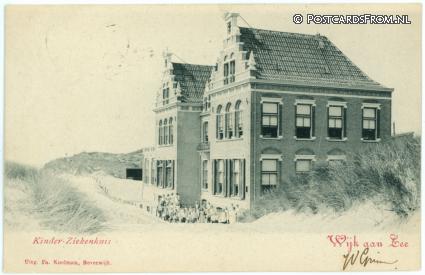 ansichtkaart: Wijk aan Zee, Kinder-Ziekenhuis