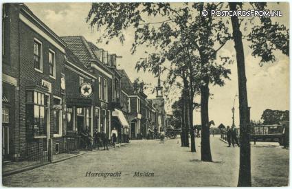 ansichtkaart: Muiden, Heerengracht