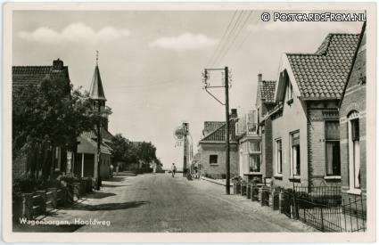 ansichtkaart: Wagenborgen, Hoofdweg