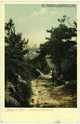 ansichtkaart: Berg en Dal, Omgeving Duivelsberg