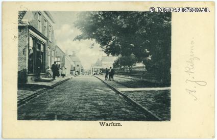 ansichtkaart: Warffum, --