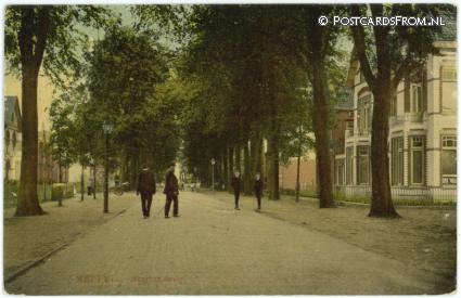 Meppel, Stationsweg ansichtkaart: Meppel, Stationsweg