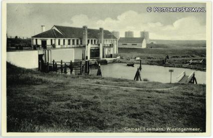 Wieringermeer, Gemaal Leemans ansichtkaart: Wieringermeer, Gemaal Leemans