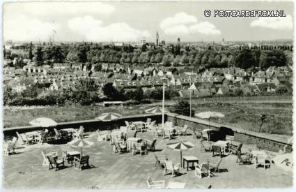 ansichtkaart: Maastricht, Ontspanningsoord Fort St. Pieter. Dir. S. Borgers