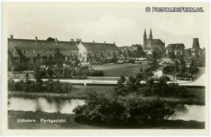 ansichtkaart: Uithoorn, Parkgezicht