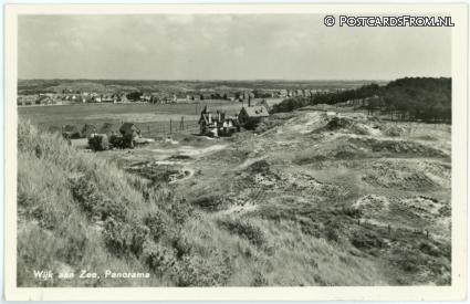 ansichtkaart: Wijk aan Zee, Panorama