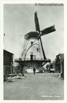 Stellendam, Molen ansichtkaart: Stellendam, Molen