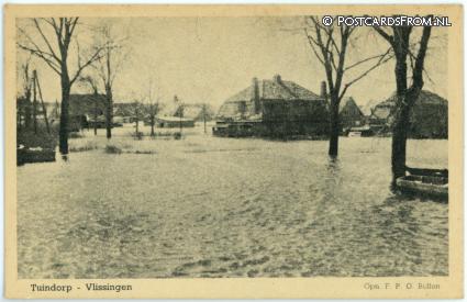 ansichtkaart: Vlissingen, Tuindorp