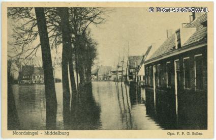 ansichtkaart: Middelburg, Noordsingel