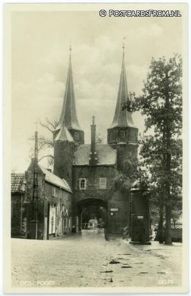 ansichtkaart: Delft, Oost Poort