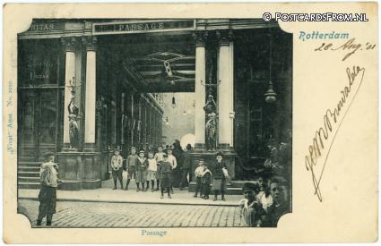 ansichtkaart: Rotterdam, Passage