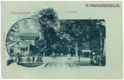 ansichtkaart: Bloemendaal, Kruisweg
